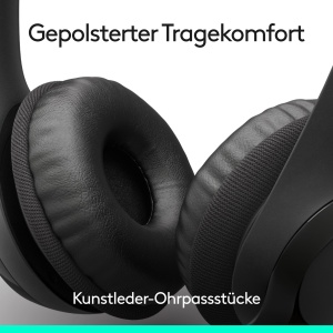 Casti Logitech H390 cu microfon USB sunet stereo negru - Img 8