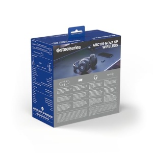 Casti pentru jocuri PS5 fara fir SteelSeries Arctis Nova 5P - Drivere magnetice din neodim - 100+ presetari audio - Durata de viata a bateriei de 60 de ore - 2.4GHz sau BT - ClearCast Gen2.X Mik - Pentru PS4/5, PC, Switch, Mobile - Img 15