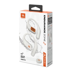 Casti sport wireless JBL Endurance Zone, 32 ore autonomie, IP68, Alb - Img 8