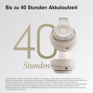 Casti wireless Beats Studio Pro Bluetooth Noise Cancelling 40 ore autonomie Sandstone - Img 3