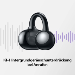 Casti wireless HUAWEI FreeClip Open-Ear Noise Cancelling autonomie extinsa Negru - Img 6