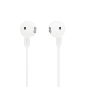 Casti wireless JBL Tune 235BT Bluetooth microfon cablu plat alb - Img 3
