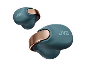 Casti wireless JVC HA-NP1T-A design elegant Bluetooth 53 24h autonomie Turcoaz