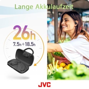 Casti wireless JVC HA-NP40T-B Open Ear Bluetooth 54 Negru - Img 4