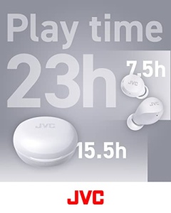Casti wireless JVC HA-Z66T Gumy Mini Bluetooth 51 23 ore autonomie Alb - Img 4