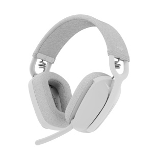 Casti wireless Logitech Zone Vibe 100 Bluetooth microfon cu anulare a zgomotului Alb