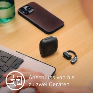 Casti wireless Panasonic RB-F10DE-K Open-Ear Bluetooth ENC Negru - Img 5