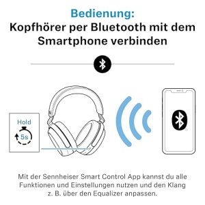 Casti wireless Sennheiser MOMENTUM 4 Noise Cancelling Bluetooth 60h autonomie NegruCupru - Img 10