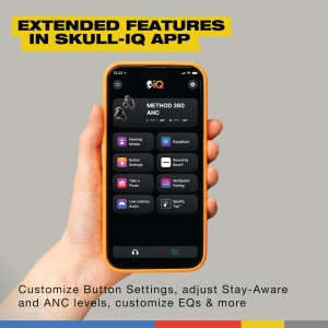 Casti wireless Skullcandy Method 360 ANC Bluetooth Noise Cancelling 40 ore autonomie rezistente la apa - Img 7