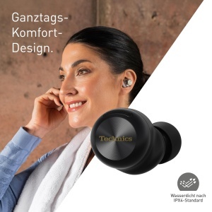 Casti wireless Technics EAH-AZ100E-K cu functie Noise Cancelling Negru - Img 9