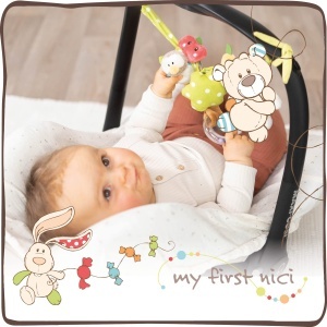 Catarator pentru carucior NICI My First, cu 5 figurine 3D, 45 cm - Img 2