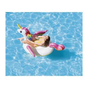 Cavaler de apa Intex 57561NP Unicorn, Vinyl, 2.26 m x 1.73 m - Img 2