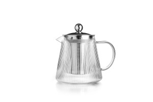 Ceainic din sticla IBILI cu filtru, 800 ml, borosilikat, transparent