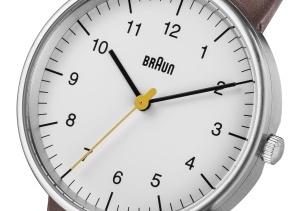 Ceas barbatesc Braun BN0021WHBRG, cadran alb, bratara din piele maro, 38mm - Img 3
