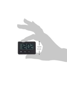 Ceas digital TFA Dostmann mini, cu suport si magnet, 59x14x42 mm - Img 3