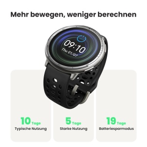 Ceas inteligent Amazfit Active 2, 44mm, GPS, 10 zile autonomie, 5 ATM - Img 3