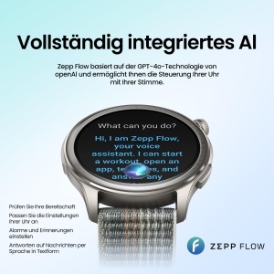 Ceas inteligent Amazfit Balance, 46 mm, NFC, 14 zile autonomie, GPS - Img 2
