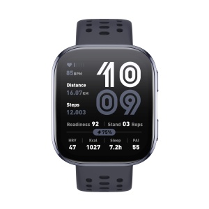 Ceas inteligent Amazfit Bip 6, 46mm, AMOLED 1.97, GPS, 14 zile autonomie, negru - Img 2
