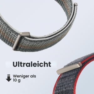 Ceas inteligent Amazfit cu bratara din nylon, 22mm, albastra, ultra usoara - Img 3