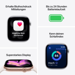Ceas inteligent Apple Watch Series 11, GPS, 46 mm, aluminiu, negru - Img 2