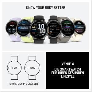 Ceas inteligent Garmin Venu 4, 45mm, AMOLED, 12 zile autonomie, 80 sporturi - Img 7