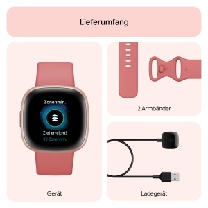Ceas inteligent Google Fitbit Versa 4 - GPS, 6 zile autonomie, 40 moduri de antrenament - Img 7