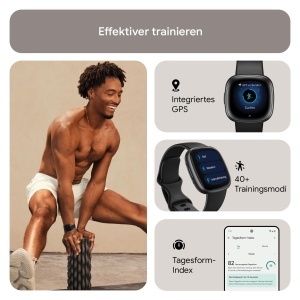 Ceas inteligent Google Fitbit Versa 4, GPS, 6 zile autonomie, compatibil AndroidiOS - Img 3