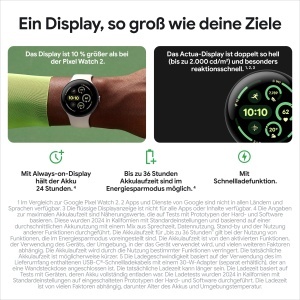 Ceas inteligent Google Pixel Watch 3, 41 mm, negru, cu monitorizare ritm cardiac - Img 3