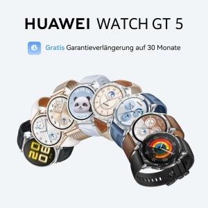Ceas inteligent HUAWEI Watch GT 5, GPS, 46 mm, Negru - Img 2