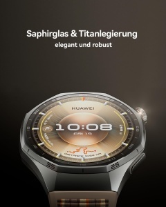 Ceas inteligent HUAWEI Watch GT 6 Pro, GPS, EKG, 46mm, Titan - Img 6