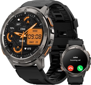 Ceas inteligent KOSPET TANK T3, 1.43 AMOLED, 50m rezistent la apa, autonomie 60 zile