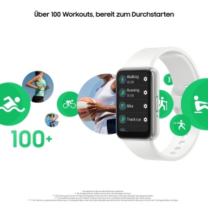 Ceas inteligent Samsung Galaxy Fit3, Silver, 1.6 AMOLED, 13 zile autonomie - Img 4