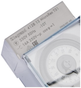 Ceas programator mecanic Legrand MicroRex T31 24 ore 230V IP20 - Img 4