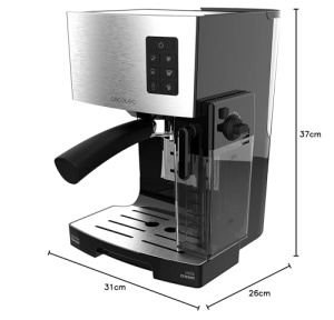 Cecotec Cafetera Express Semiautomatica Power Instant- ccino 20 (Inox) - Img 7