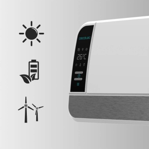 Cecotec Incalzitor de perete ceramic ReadyWarm 5250 Swing Box Ceramic. 2000 W, ecran LED, temporizator si telecomanda, protectie la supraincalzire Sistem de supraprotectie, indicator de putere, 20 m2 - Img 4