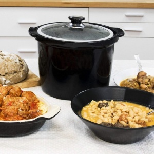 Cecotec Oala Ceramica Slow Cooker 6 Litri Model 02028 Negru - Img 7
