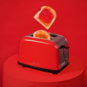 Cecotec Toaster Toastin Time 850W Red Lite Functie Dezghetare - Img 5