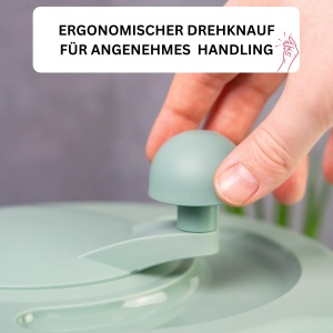 Centrifuga salata Westmark Fortuna, 5 litri, BPA-free, Mint Verde - Img 4