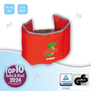 Centura de inot reer myswimbuddy pentru copii, ajustabila, 15-30kg, culoare rosie - Img 2