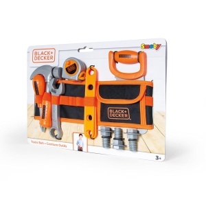 Centura de unelte Smoby BlackDecker cu 14 accesorii, ajustabila, pentru copii - Img 6