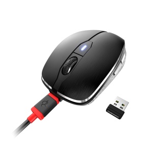 CHERRY MW 8C ADVANCED mouse wireless conexiune prin Bluetooth sau radio 24 GHz rezolutie reglabila in 4 trepte de pana la 3000 dpi reincarcabil negru - Img 4