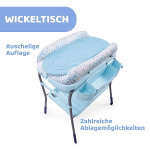 Cina Chicco Cuddle Bubble, Babywanne si Wickeltisch Ergonomic, 11kg, Ocean - Img 3