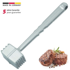 Ciocan de carne Westmark, lungime: 21,5 cm, aluminiu, acoperire speciala sigura pentru alimente, Robusto, argintiu, 62102260 - Img 2