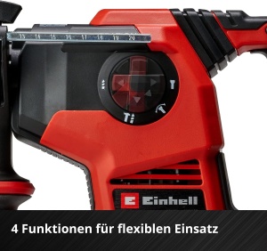 Ciocan rotopercutor cu acumulator Einhell Herocco 36/28 Power X-Change (Twin-Pack, gaurire/gaurire cu percutie/daltuire cu/fara fixare, 3,2 Joule, fara perii, SDS+, incl. E-Box, fara baterie/incarcator) - Img 9