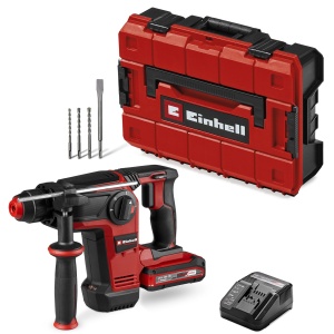 Ciocan rotopercutor Einhell TP-HD 1828 Li BL 4 18V 3 J motor brushless SDS-Plus cu accesorii si acumulator 30 Ah