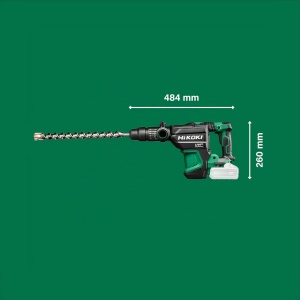 Ciocan rotopercutor HiKOKI DH3640DA, 36V, 9.0 J, SDS-max - Img 3
