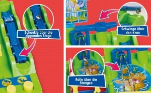 Circuit de Billes TOMY T7070, Labirint colorat pentru copii, Joc de indemanare si rapiditate - Img 4