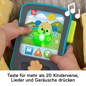 Cititor de povesti Fisher-Price cu lumini si sunete, multilingv - Img 6
