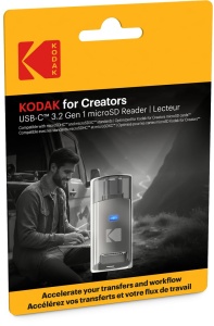 Cititor microSD Kodak for Creators DDR225 USB-C 3.2 Gen1, 200 MBs, Compact - Img 4