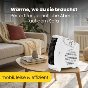 Clatronic HL 3838 Aeroterma compacta 2000W cu functie de ventilator si protectie la supraincalzire - Img 7